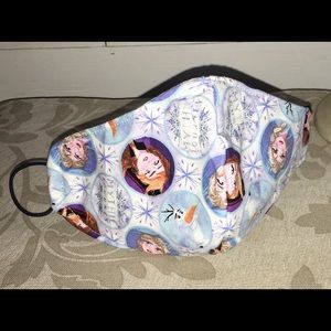Child’s face mask frozen inspired fits 6-8yrs